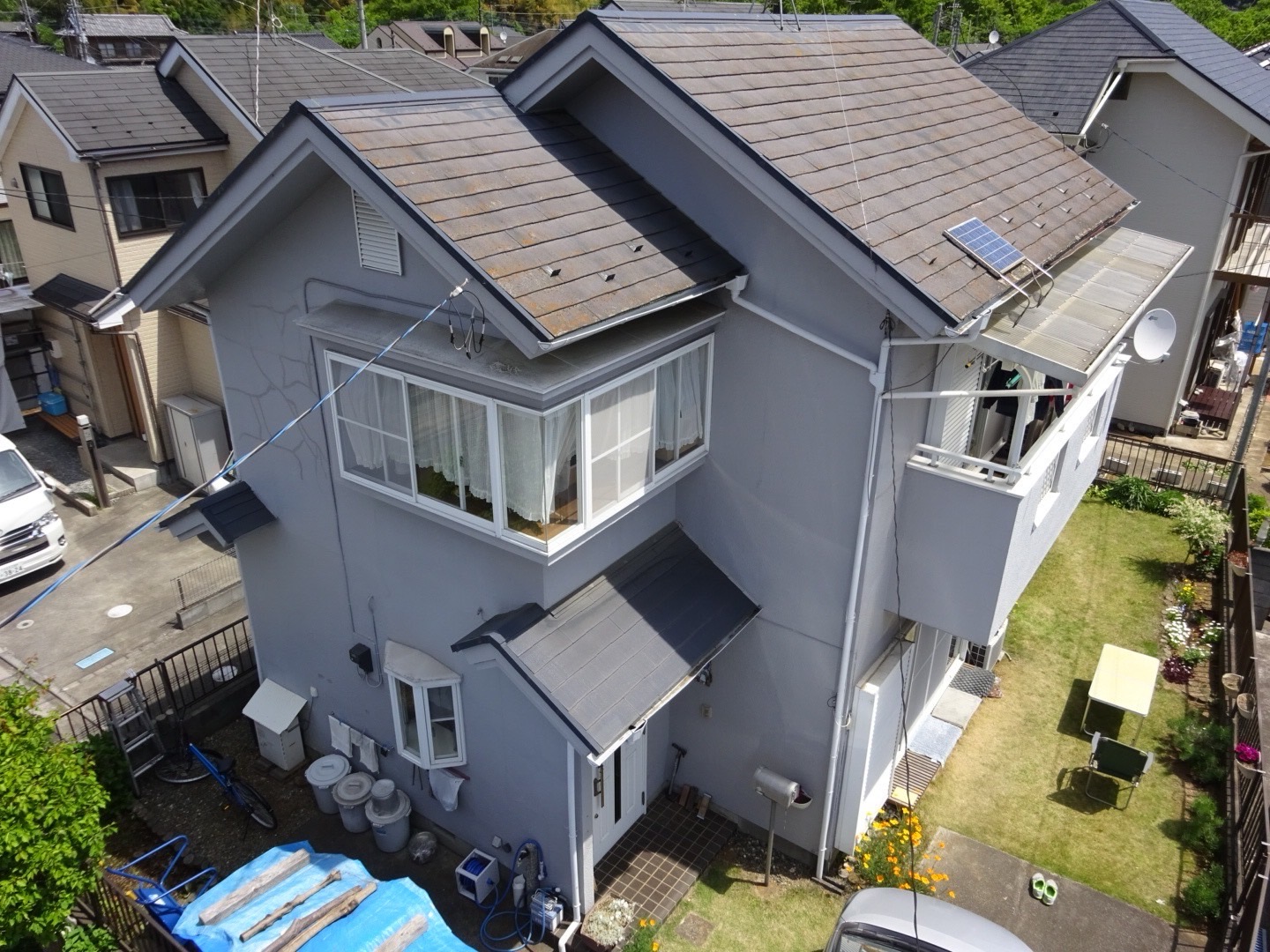 八王子市川口町 外壁塗装前の住宅外観